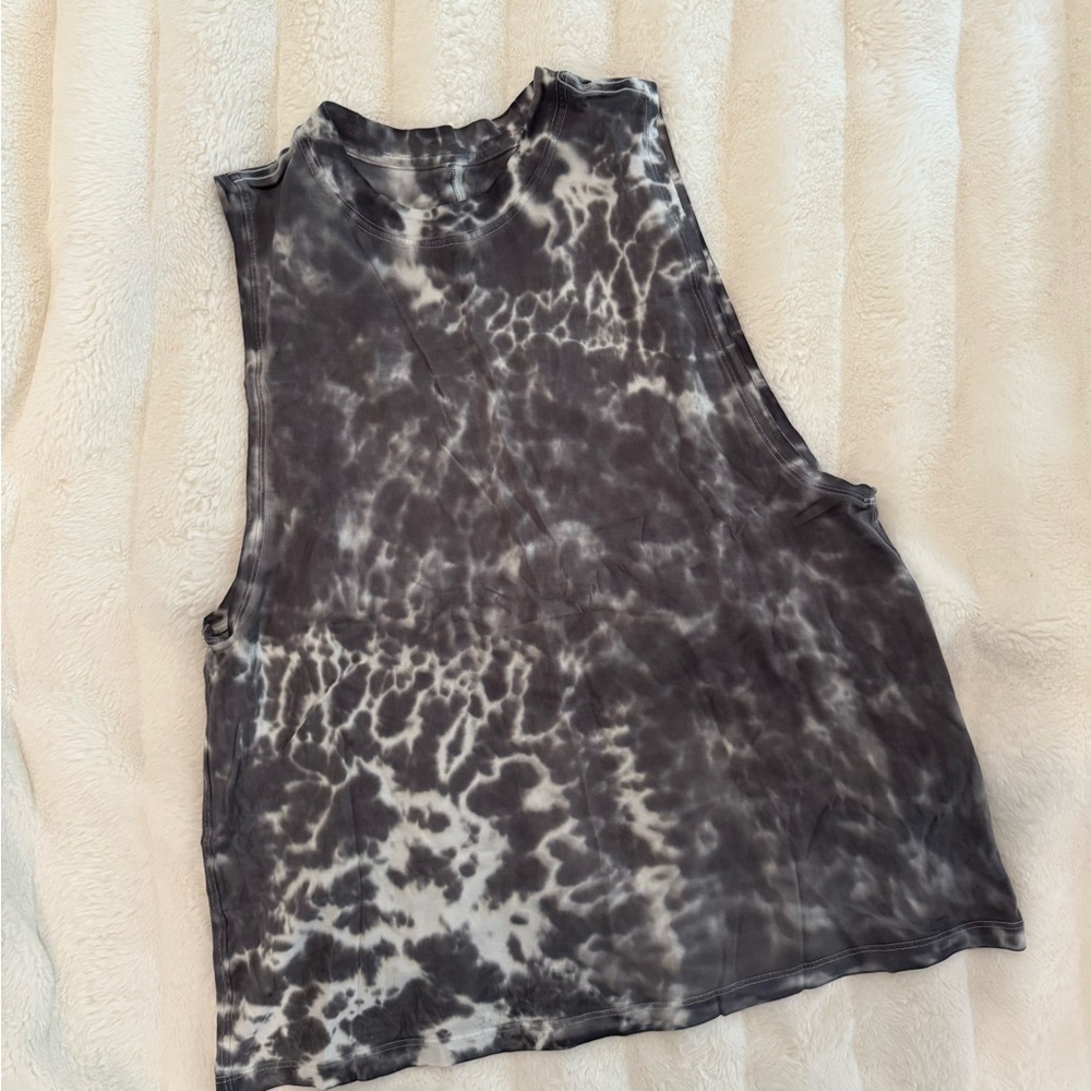 lululemon All Yours Tank Graphite Grey Tie-Dye
